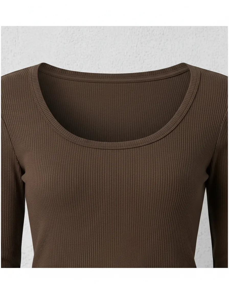 Remera Basica Manga Larga Morley Viscosa
