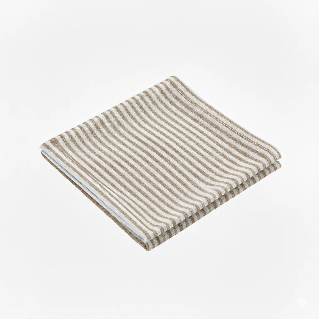 Mantel Lino Rayado 148X250